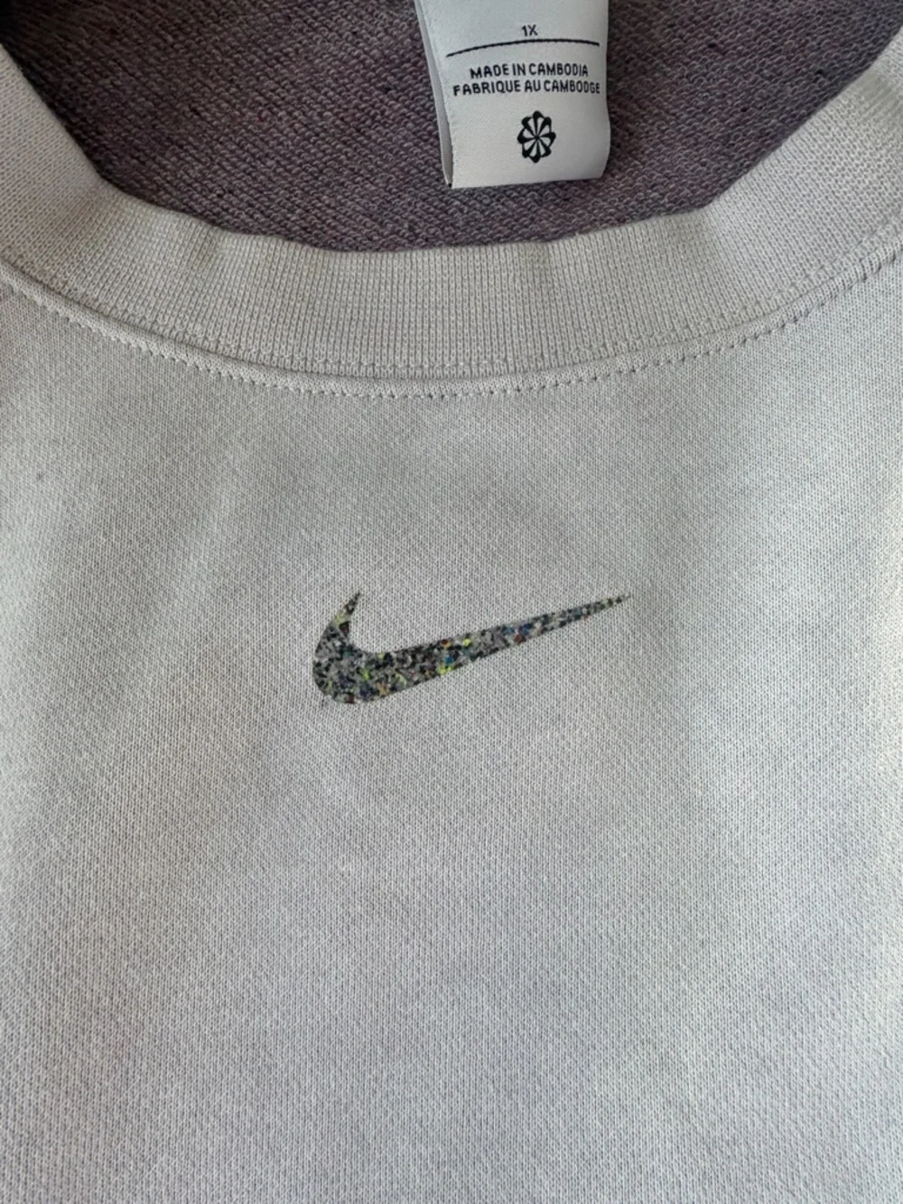 Nike boxy cropped crewneck size 1X